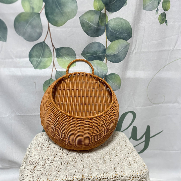 Women Handmade Woven Basket with Handle Stornfield