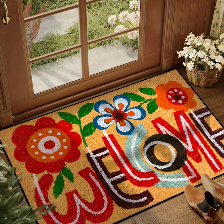 Quirky Cartoon Chicken Bath Mat
