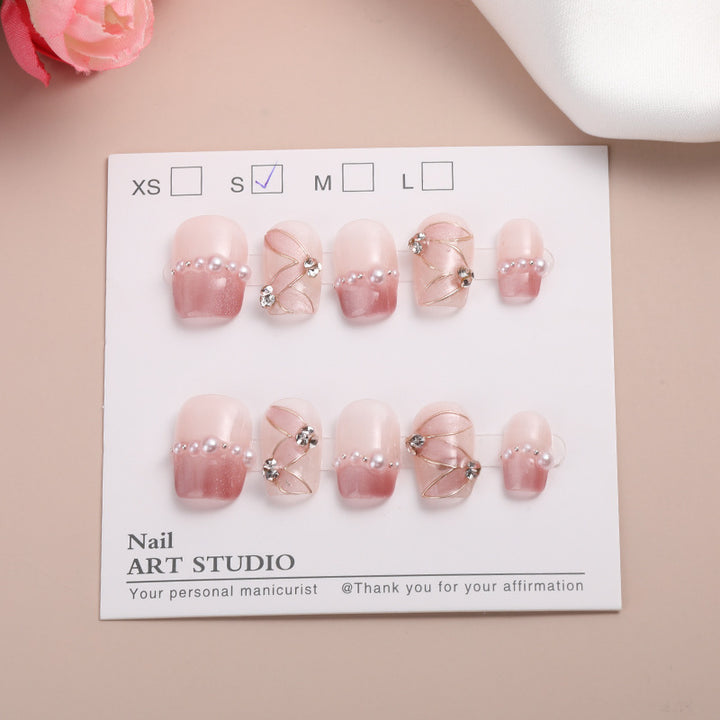 Decorative Press-On Nail Set Stornfield