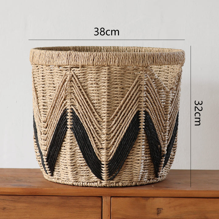 Handbag made of braided natural material Stornfield