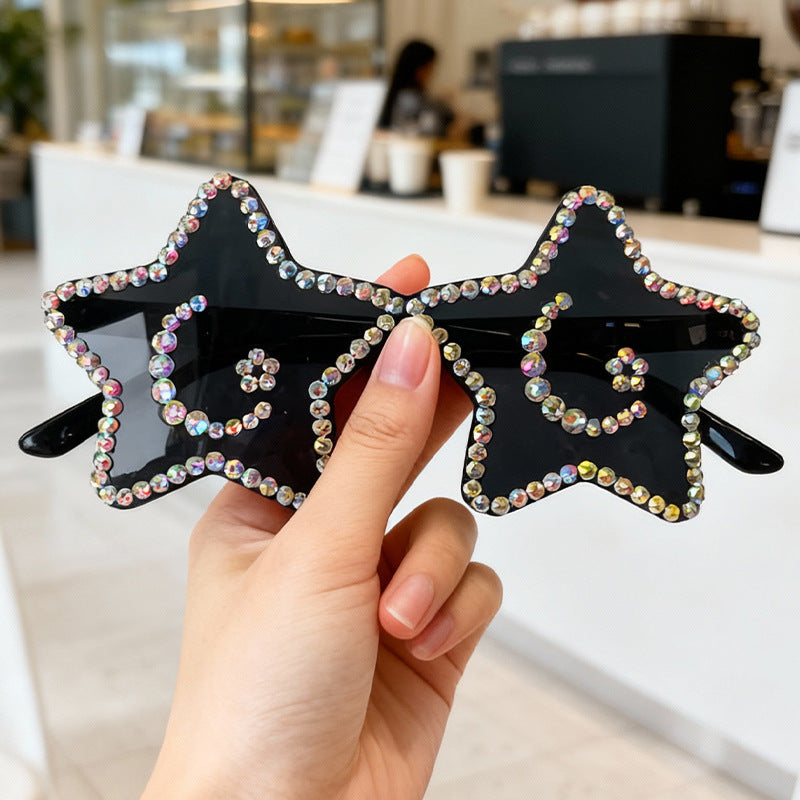 Star-Shaped Rhinestone Sunglasses Stornfield