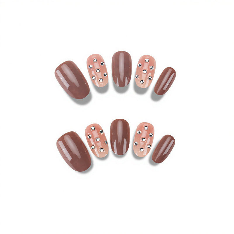Elegant Nail Art with Rhinestone Accents Stornfield