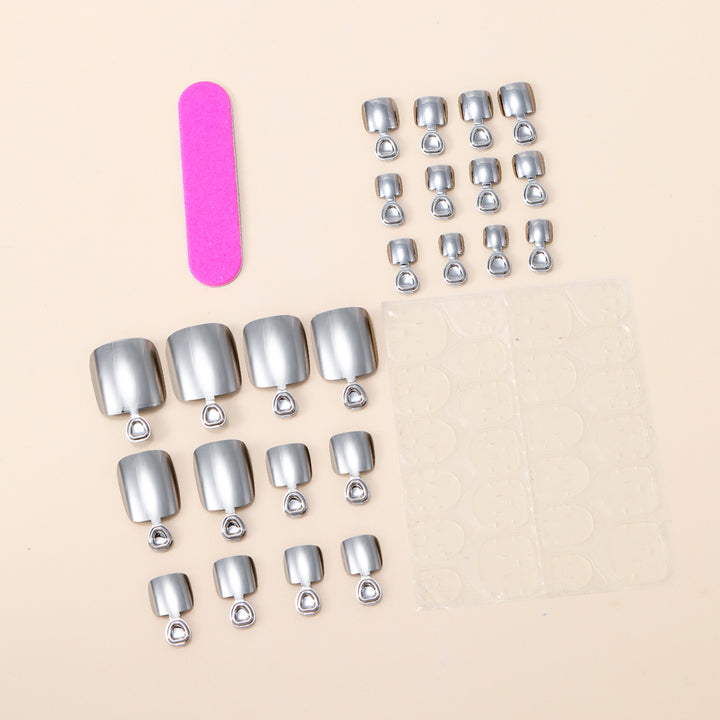 Metallic Gel Toe Nail Art Extensions Stornfield