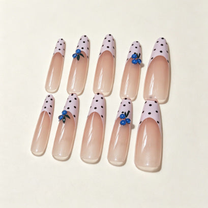 Chic Polka Dot Press-On Nail Tips Stornfield
