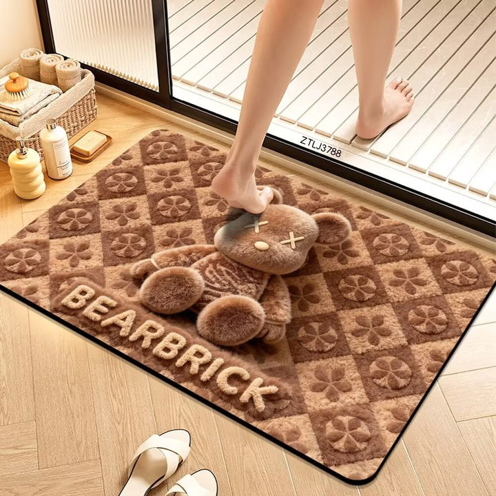 Plush Cartoon Themed Bath Mat Stornfield