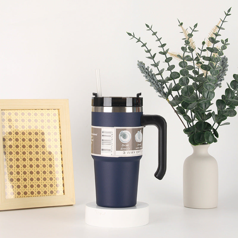 Unisex thermos mug with 3-in-1 drinking options Stornfield