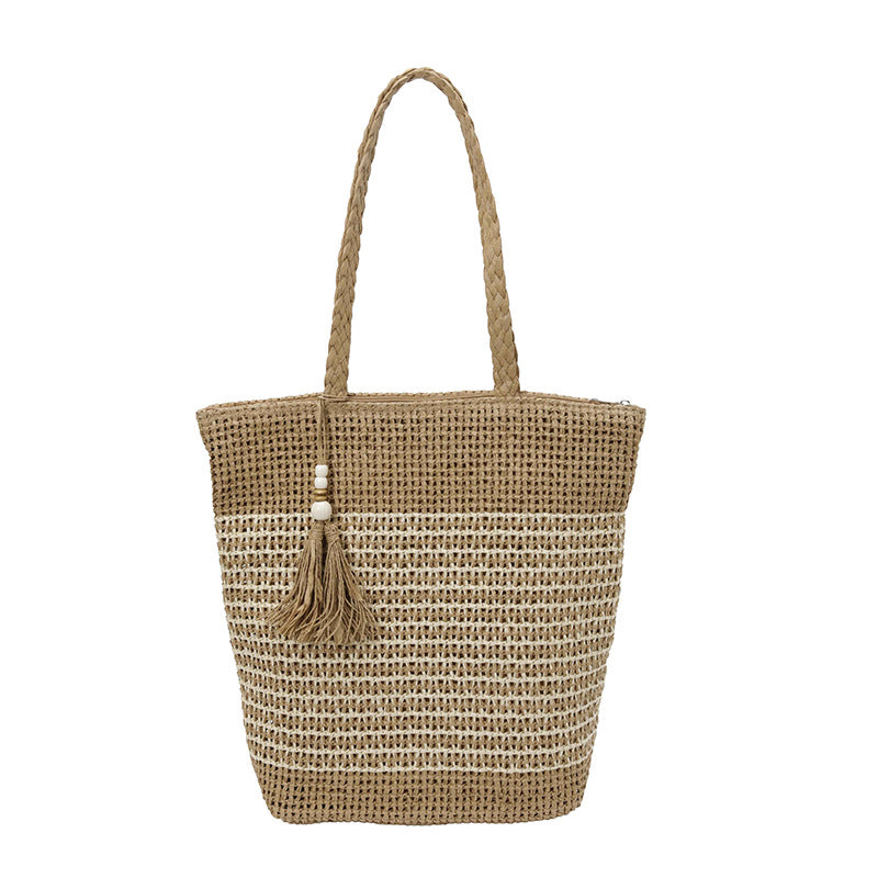Elegant Woven Beach Bag Stornfield