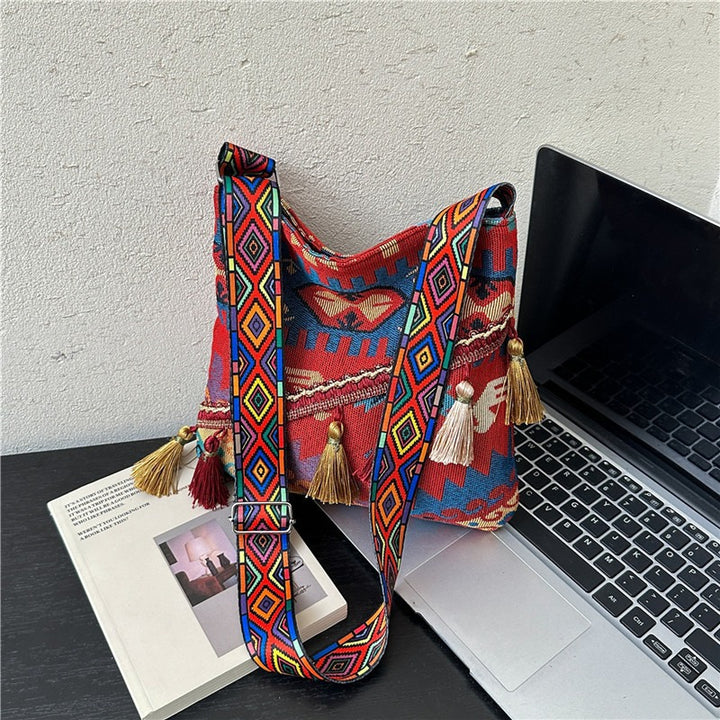 WoBohemian Style Embroidered Shoulder Bag Stornfield