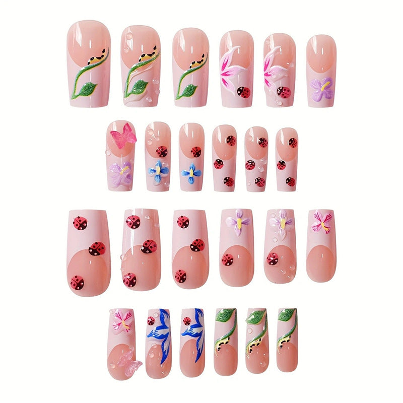 Floral Artistry Press-On Nails Stornfield