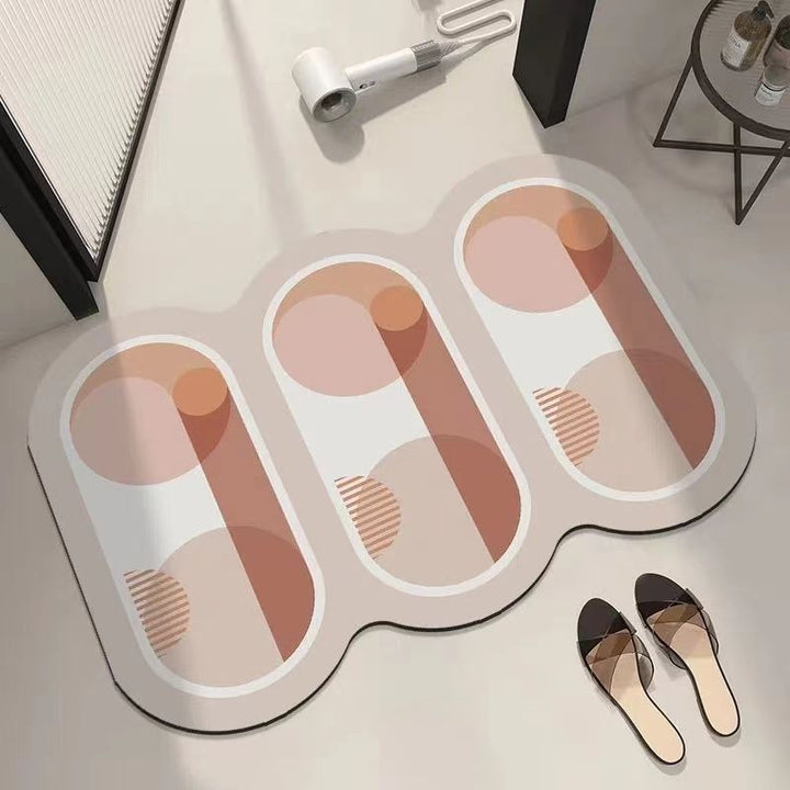 Modern Geometric Bath Mat