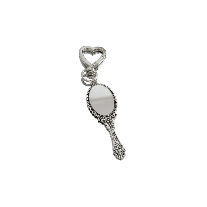 Vintage-Style Compact Mirror Keychain Stornfield