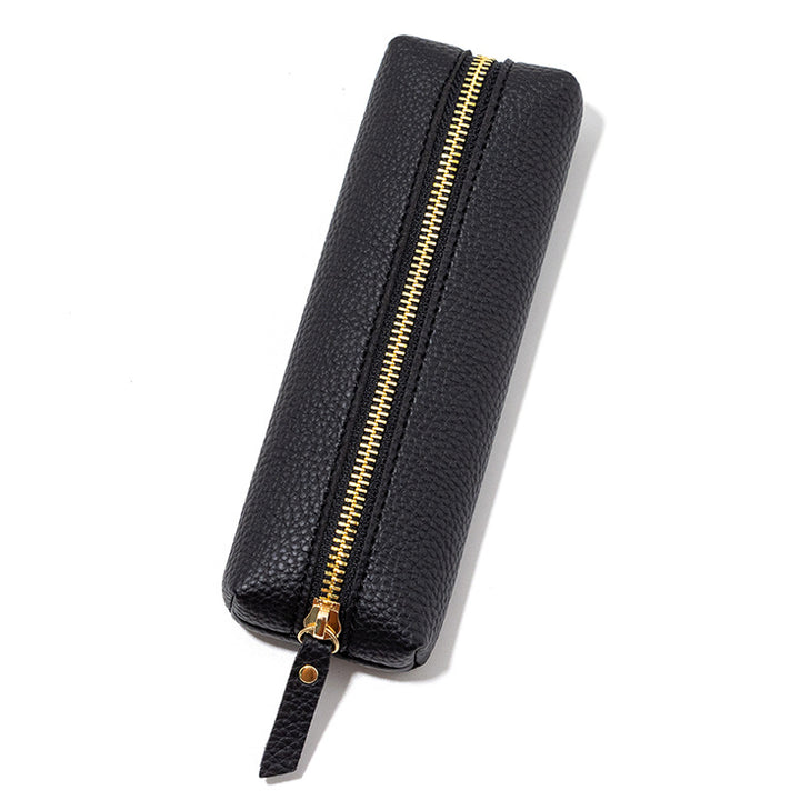 Premium Leather Zippered Pencil Case Stornfield