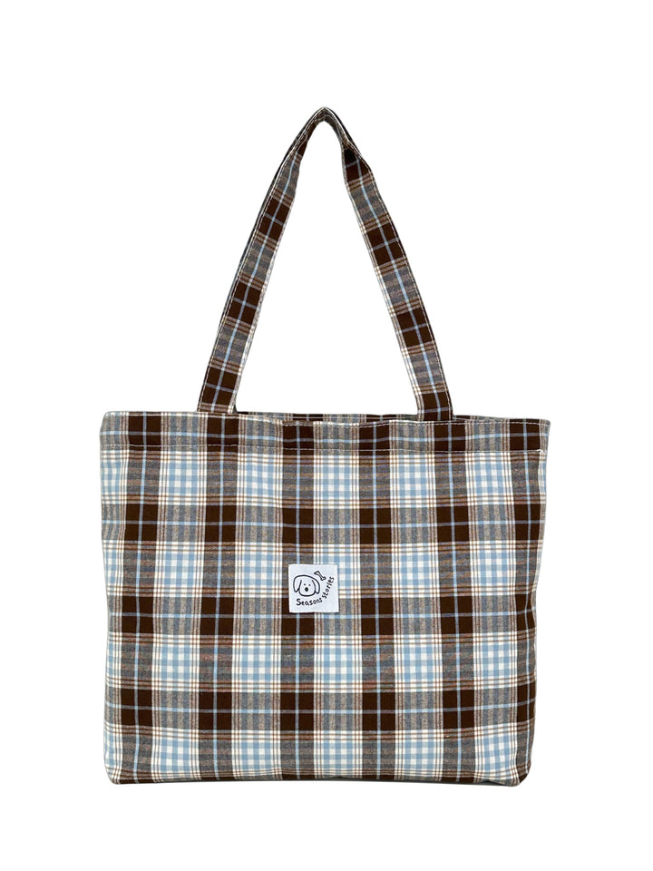 WoStylish Plaid Tote Bag Stornfield
