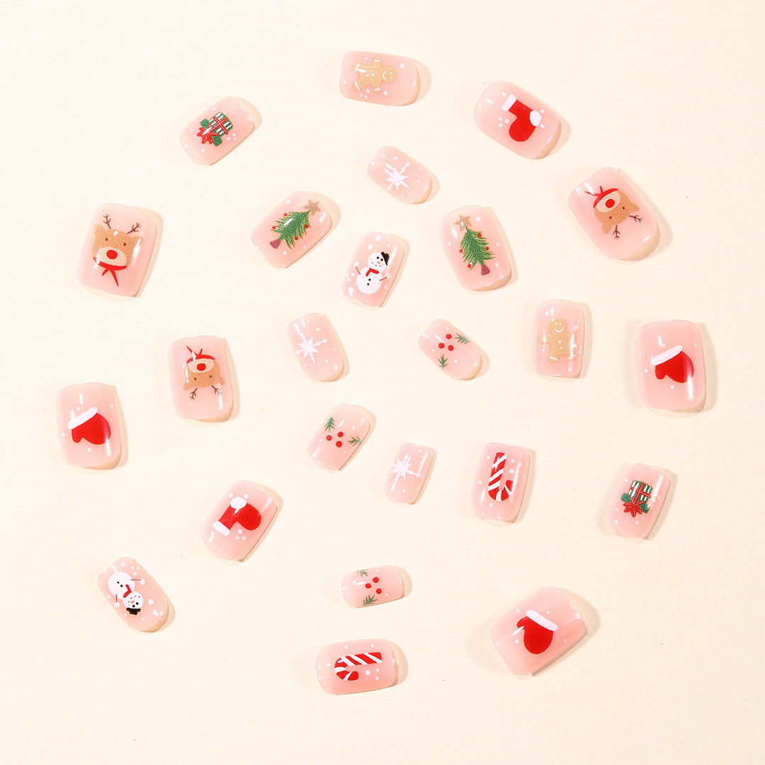 Festive Holiday-Themed Nail Art Extensions Stornfield 1789713259
