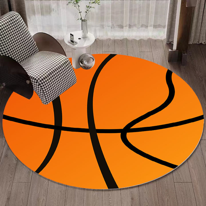 Round Logo Area Rug Stornfield