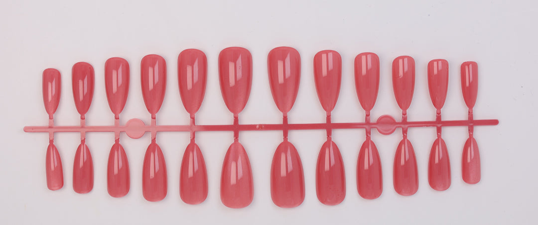 Artificial nail set with shimmering designs Stornfield