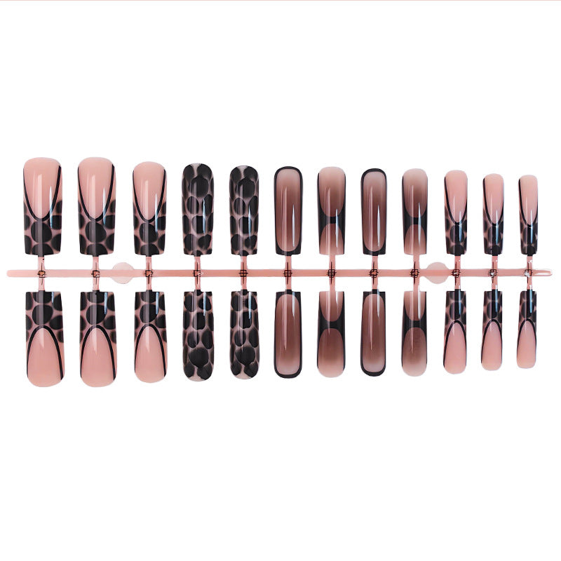 Artificial nail set with elegant decorations and modern design Stornfield