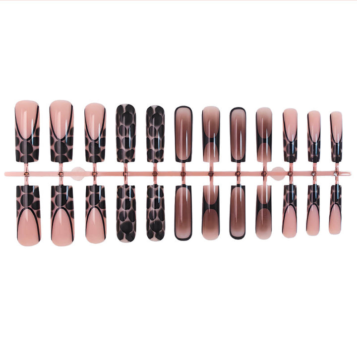 Artificial nail set with elegant decorations and modern design Stornfield