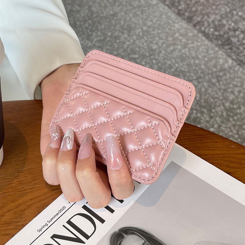Quilted Leather Card Holder Stornfield
