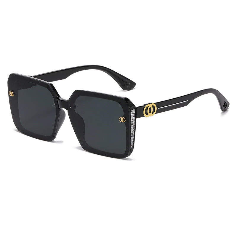 Luxe Oversized Square Frame Sunglasses