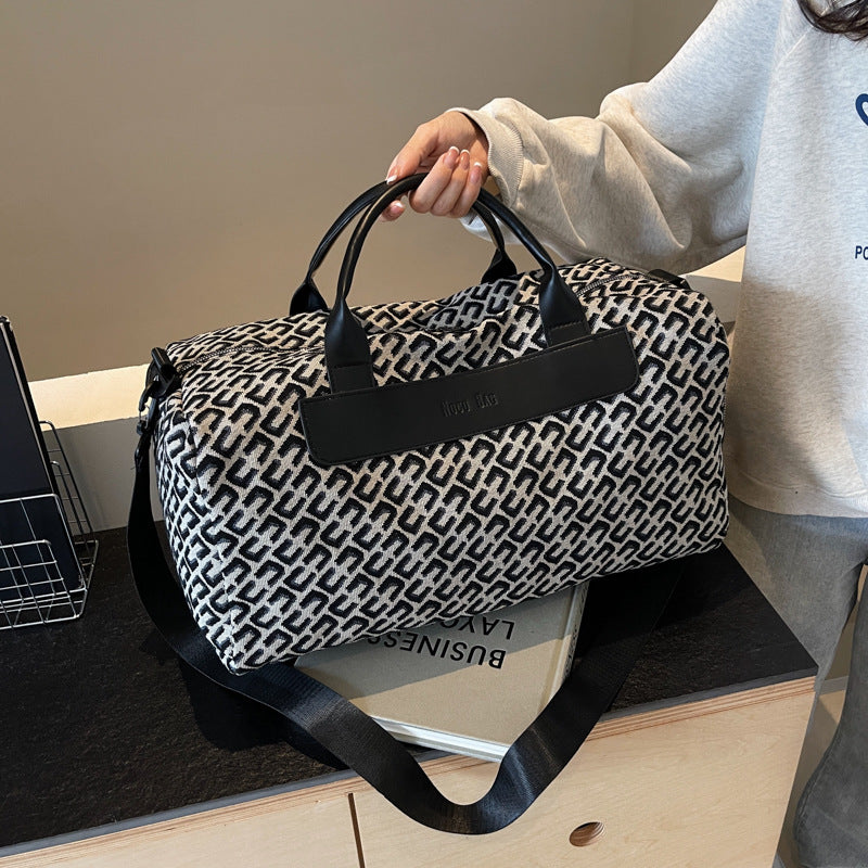 Sporty Duffel Bag With Durable Material And Practical Compartments Stornfield