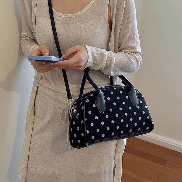 Polka Dot Handheld Satchel