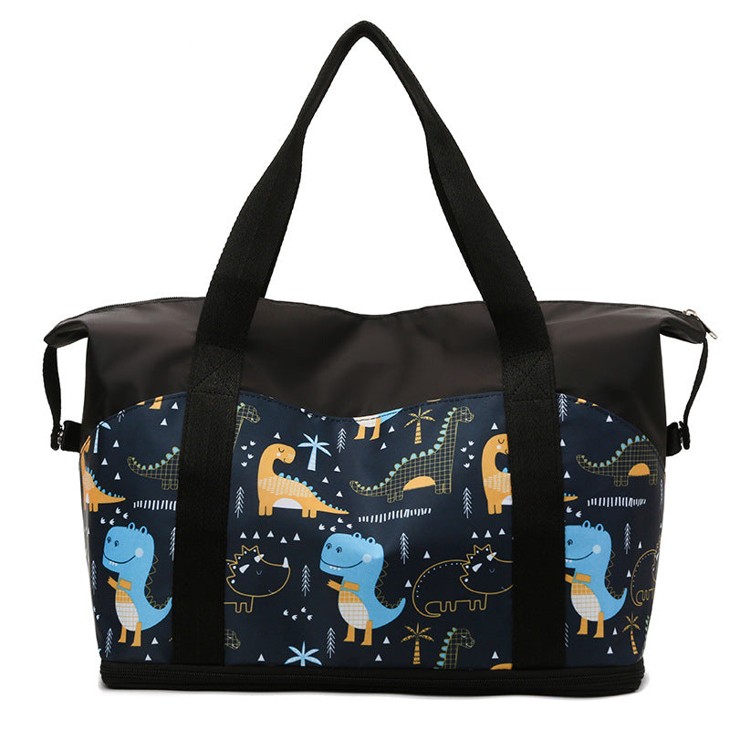 Playful Cat-Themed Travel Duffle Bag