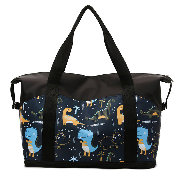 Playful Cat-Themed Travel Duffle Bag