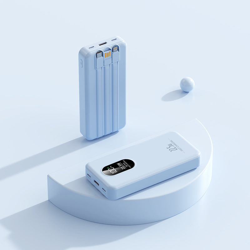 Compact power bank with integrated multi-function charging display Stornfield
