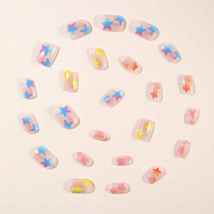 Starry Glow-In-The-Dark Nail Art Extensions Stornfield
