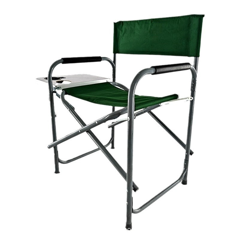 Comfortable Folding Chair With Side Shelf Stornfield