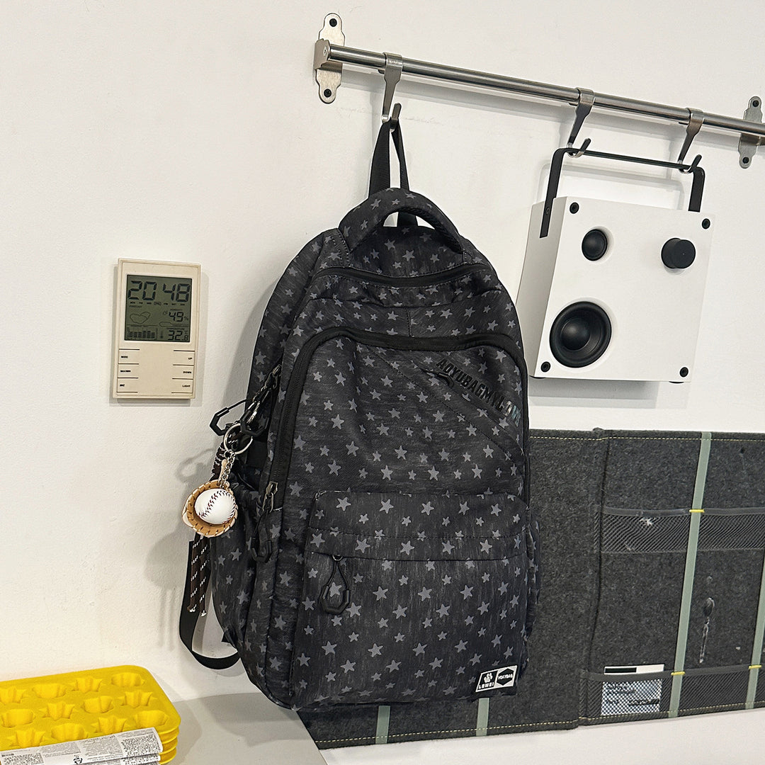 Star-Patterned Adventure Backpack Stornfield