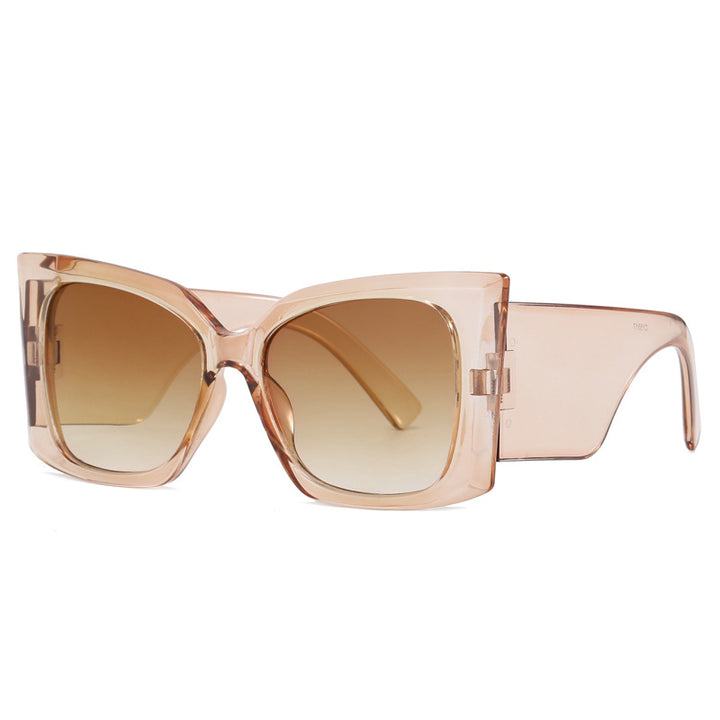 Women fashionable oversized sunglasses with geometric frame Stornfield