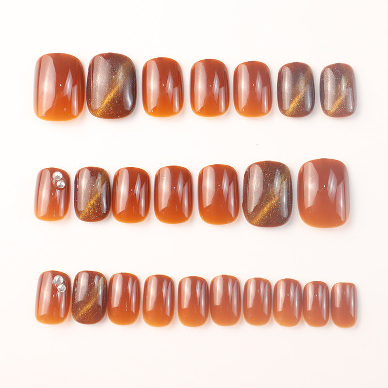 Radiant Glossy Press-On Nail Collection Stornfield