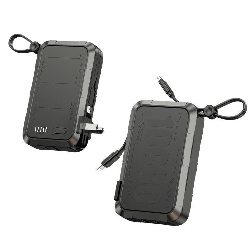 Robust Outdoor Power Bank with Integrated Solar Charging Technology Stornfield