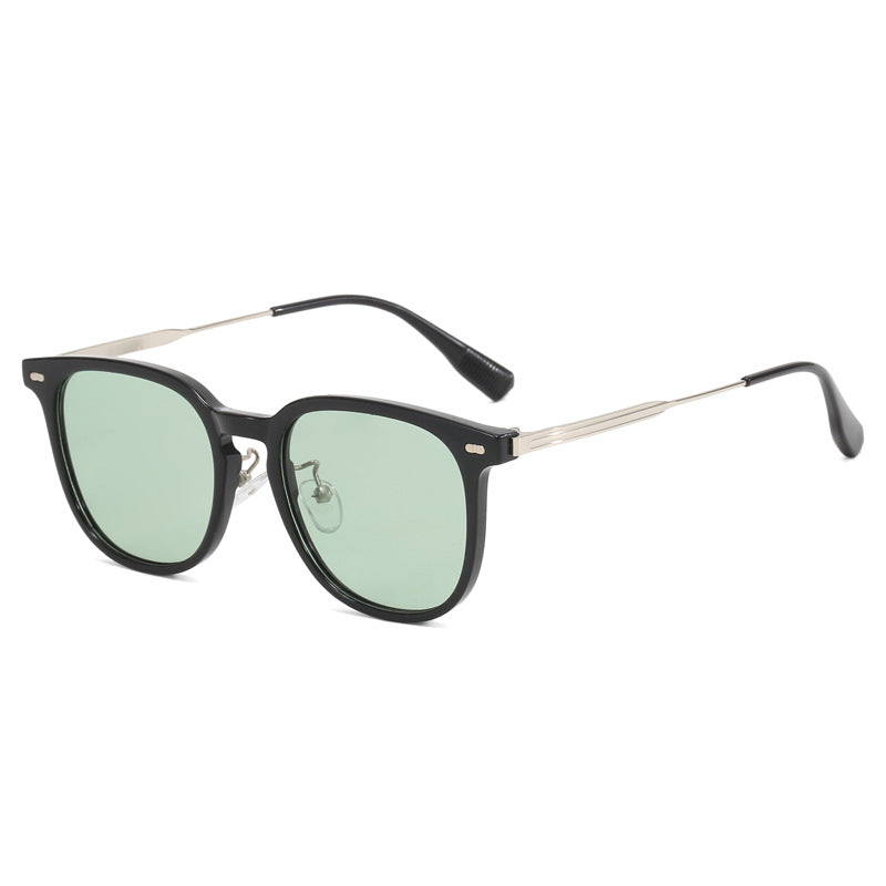 Women's clear rectangular glasses with delicate metal frame Stornfield