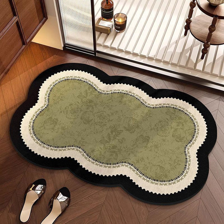 Luxurious Vintage Floral Area Rug