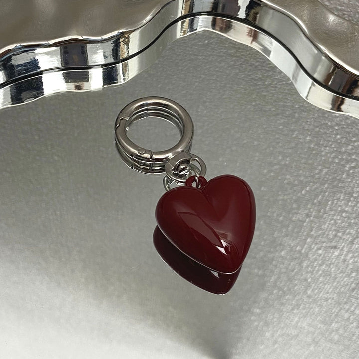 Heart-Shaped Charm Keychain Stornfield