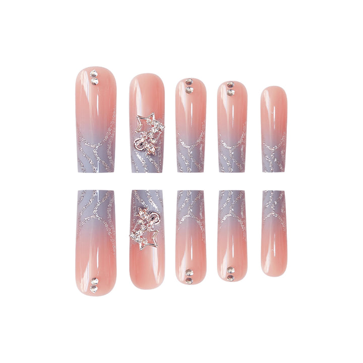 Premium Glittery Star-Designed Nail Enhancements Stornfield