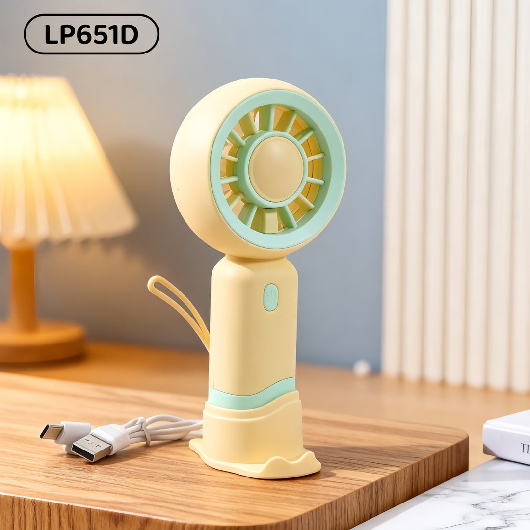 Women Portable USB Hand Fan with Cute Designs Stornfield