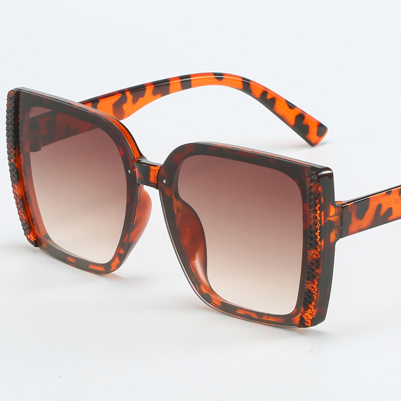 Women oversized designer sunglasses in modern woven design Stornfield
