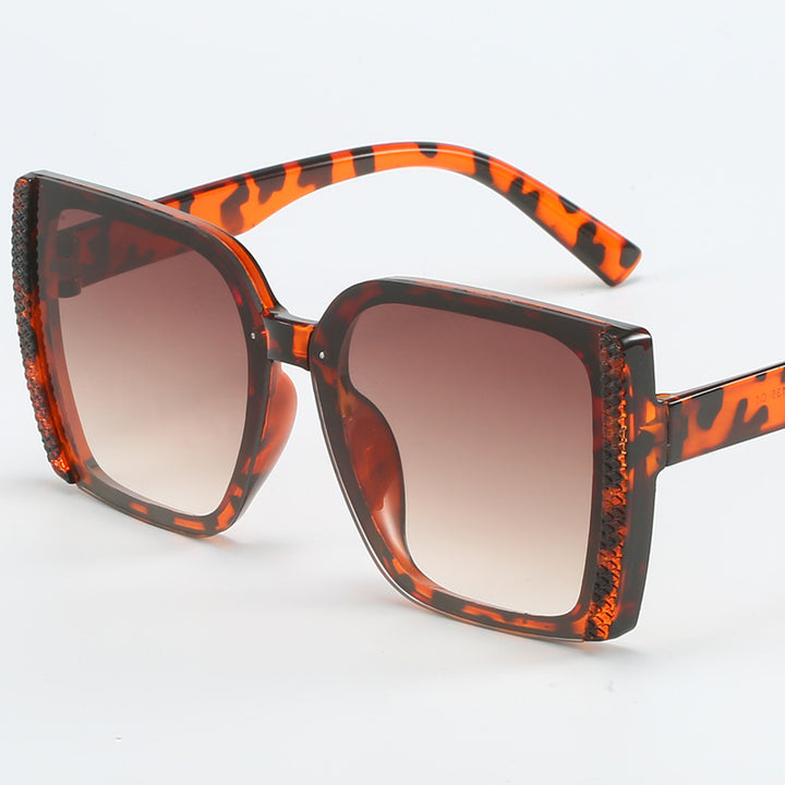 Women oversized designer sunglasses in modern woven design Stornfield