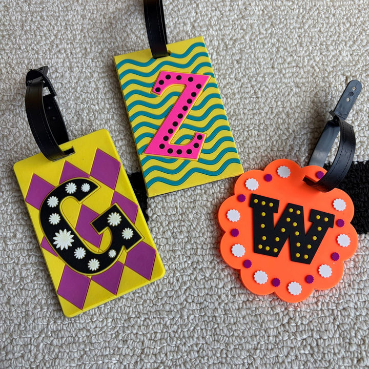 Personalized Striped Luggage Tag Stornfield