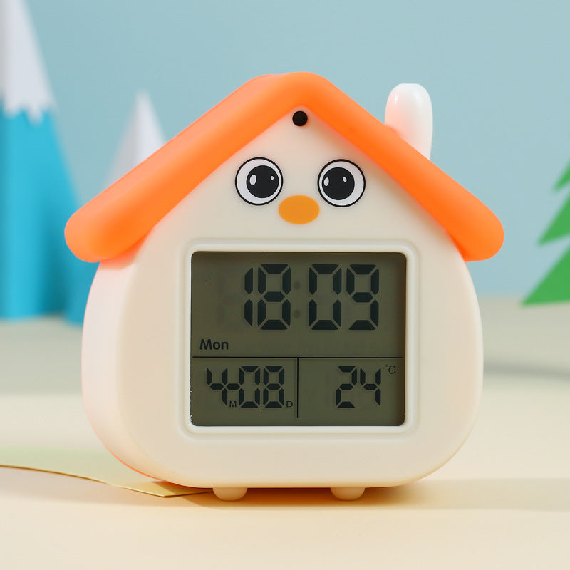 Digital Alarm Clock in Cute House Design Stornfield