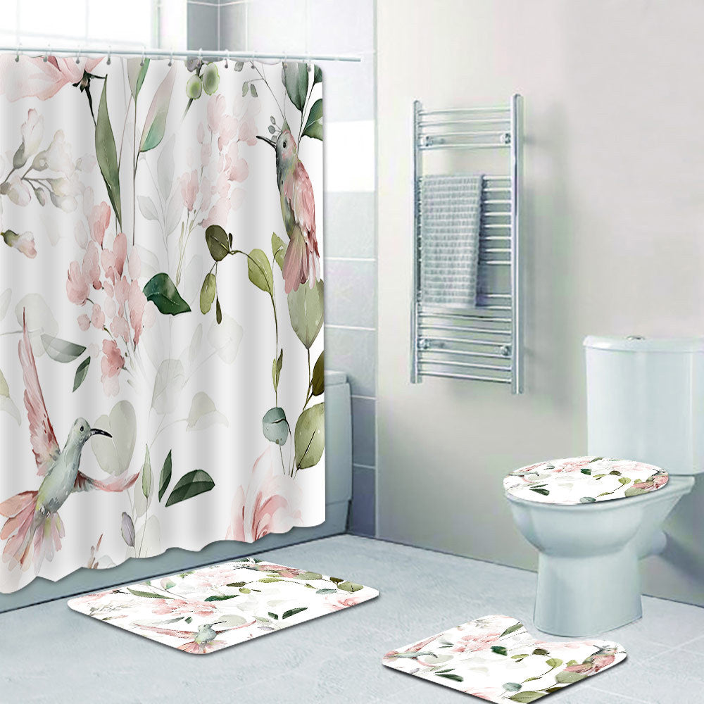 Floral Patterned Shower Curtain Stornfield