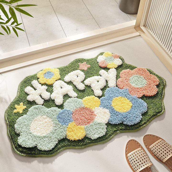 Cozy Camo Bath Mat for Bathroom