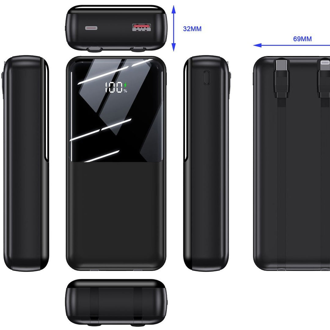 Powerbank with multifunctional fast charging system and digital battery level indicator Stornfield