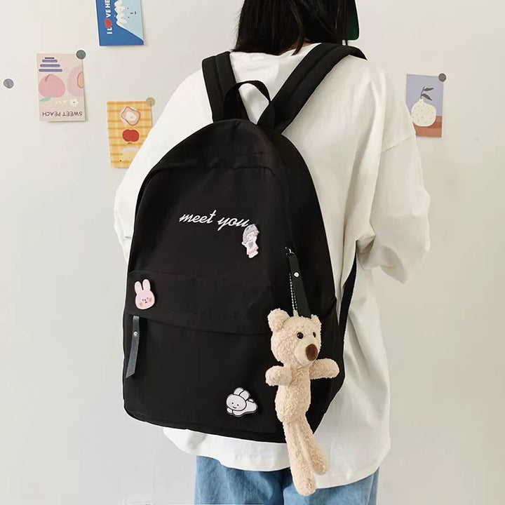 Backpack with Playful Character Design Stornfield