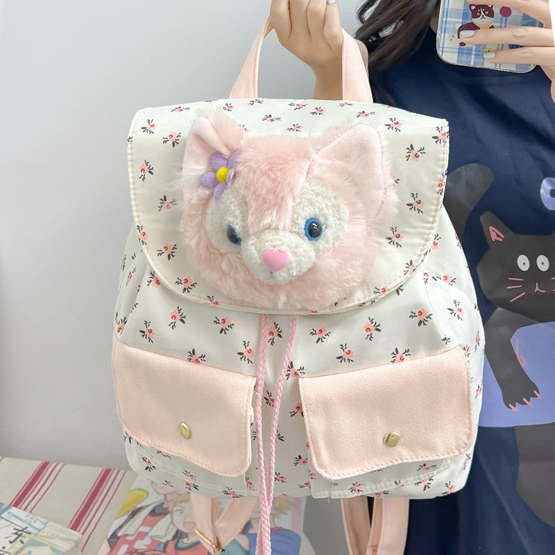 Plush backpack with playful animal motif Stornfield