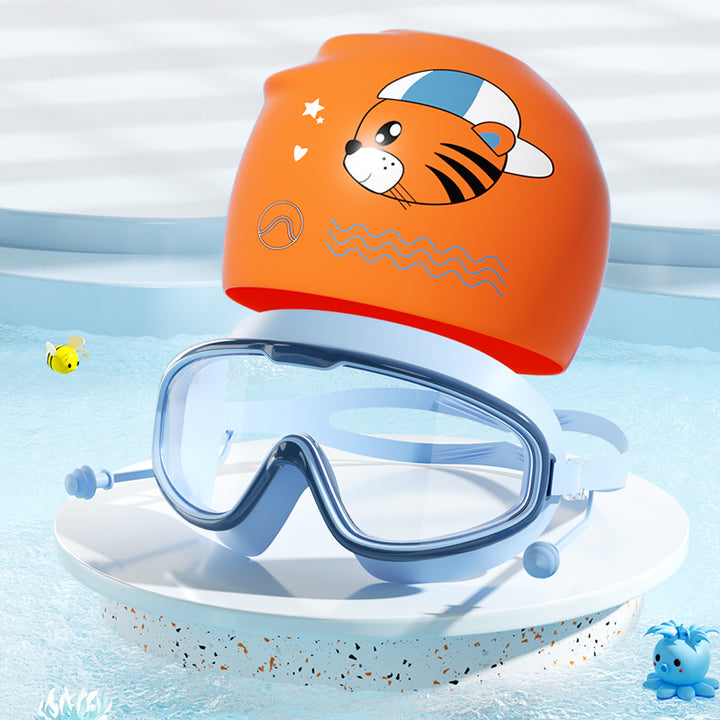 Kids Fun Tiger-Themed Swim Set Stornfield
